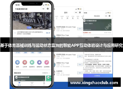 基于体育器械训练与运动状态监测的智能APP互动体验设计与应用研究